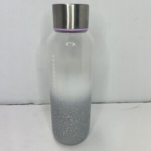 Starbucks 2021 Christmas Holiday Snow Glass Vacuum Water Bottle 20oz